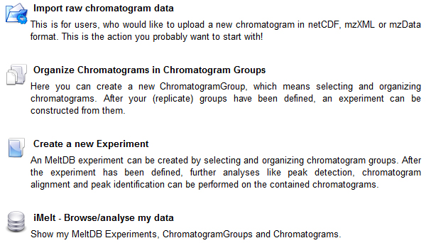 Organize your chromatograms to chromatogram groups and experiments